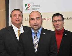 Der amtierende LfK-Vorstand: Lothar Flick, Wolfgang Cohrs und Uwe Dahlhaus (v. l. n. r.) Der amtierende LfK-Vorstand: Lothar Flick, Wolfgang Cohrs und Uwe Dahlhaus (v. l. n. r.)